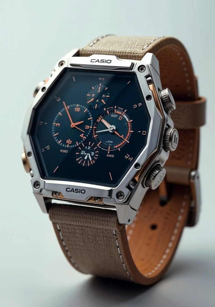 Casio Futurio EXD045 Black Dial Watch