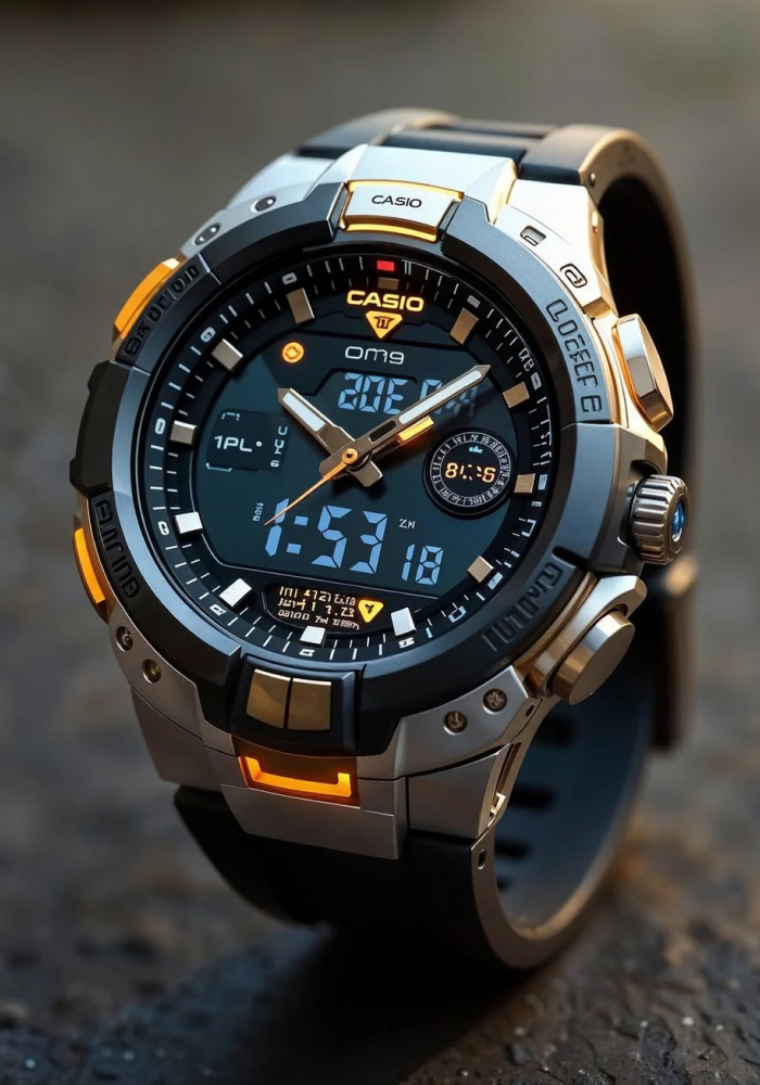 Casio Futurio EXD036 Digital Sports Watch Black Dial